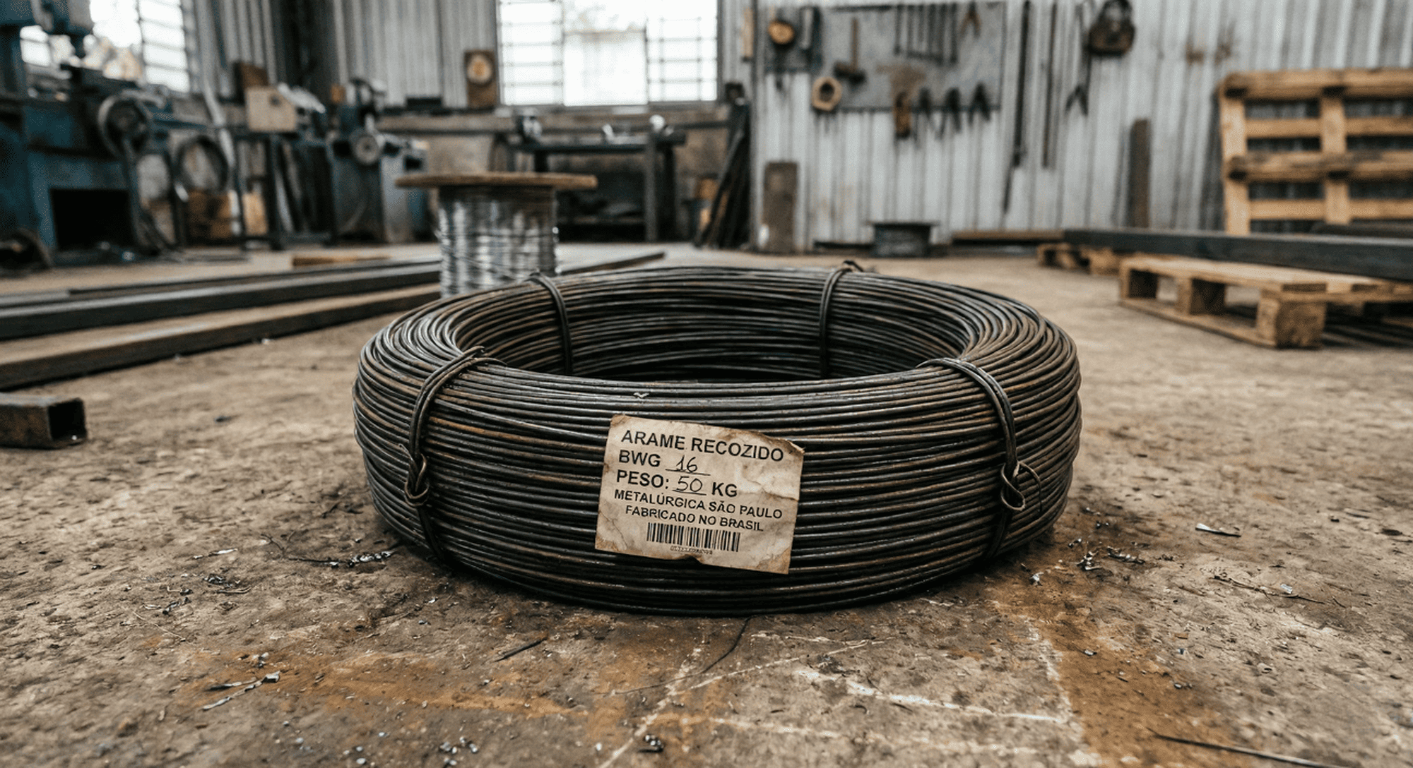 Arame Recozido Liso - Flexibilidade e Alta Resistência | Aço Prime