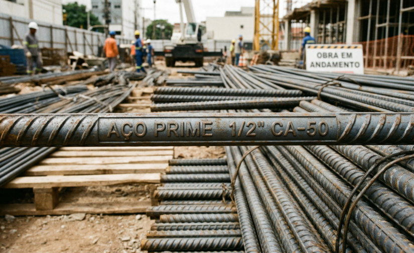 Vergalhão CA-50 - 1/2" (12.5mm) 12 metros